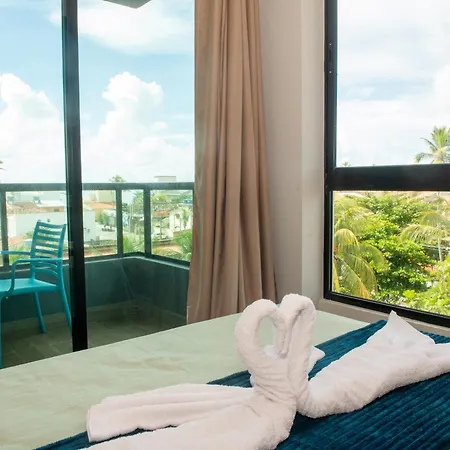 Flat Com Vista Para O Mar E Piscina No Paraiso De Porto De Galinhas E Proximo Das Melhores Praias Exterior photo