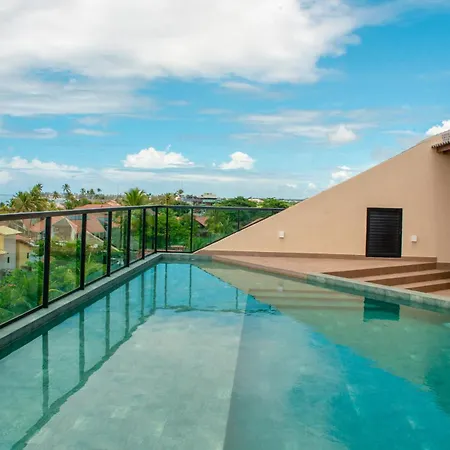 Flat Com Vista Para O Mar E Piscina No Paraiso De Porto De Galinhas E Proximo Das Melhores Praias Exterior photo